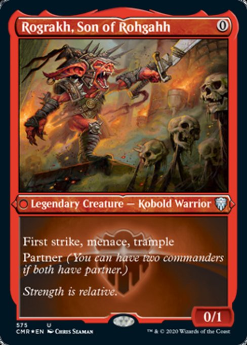 Rograkh, Son of Rohgahh (Foil Etched) (Commander Legends) Near Mint Foil