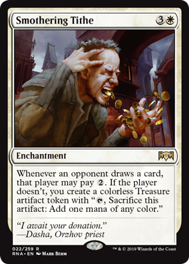 Smothering Tithe (Ravnica Allegiance) Light Play Foil