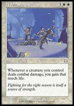 Noble Purpose (Mercadian Masques) Medium Play