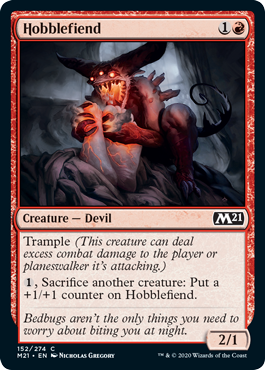 Hobblefiend (Magic 2021 Core Set) Medium Play