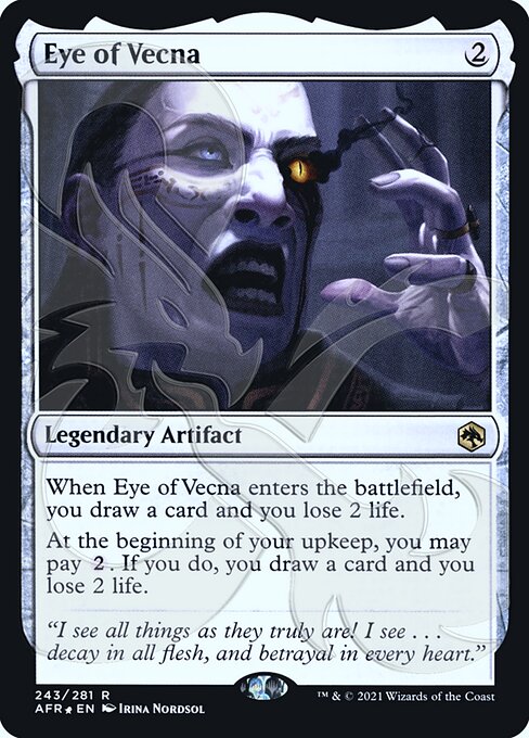 Eye of Vecna (AFR Ampersand Promos) Light Play Foil