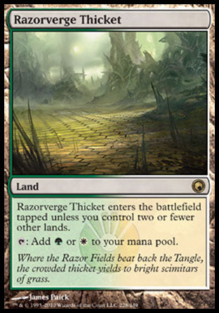 Razorverge Thicket (Scars of Mirrodin) Near Mint Foil