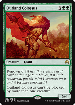 Outland Colossus (Magic Origins) Near Mint