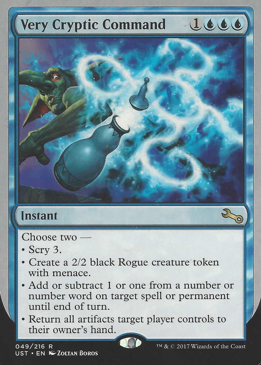 Very Cryptic Command (F) (Scrye 3) (Unstable) Near Mint
