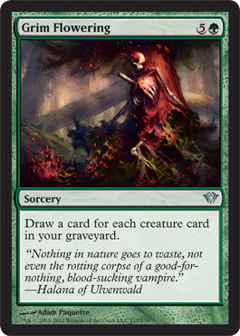Grim Flowering (Dark Ascension) Medium Play Foil