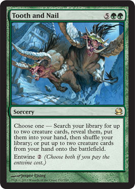 Tooth and Nail (Modern Masters) Medium Play