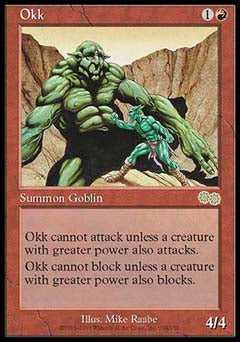 Okk (Urza's Saga) Light Play