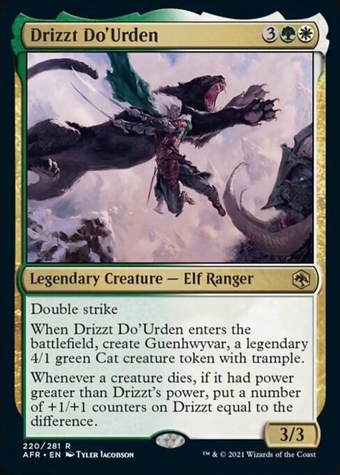 Drizzt Do'Urden (Adventures in the Forgotten Realms) Near Mint Foil