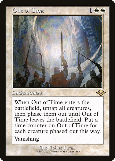Out of Time (Retro Frame) (Foil Etched) (Modern Horizons 2) Near Mint Foil