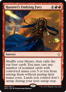 Hazoret's Undying Fury (Hour of Devastation) Medium Play