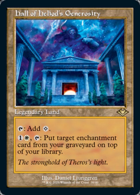 Hall of Heliod's Generosity (Modern Horizons 1 Retro Frames) Near Mint Foil