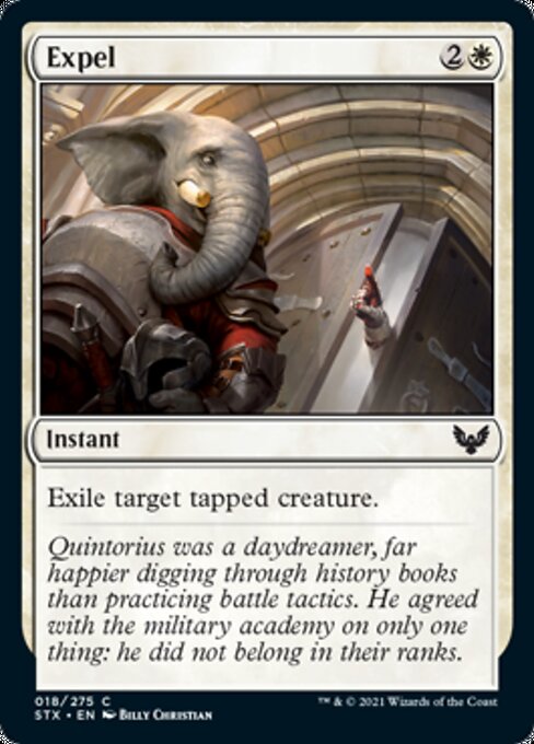 Expel (Strixhaven) Medium Play Foil