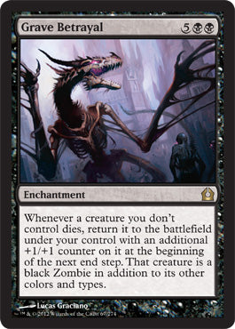 Grave Betrayal (Return to Ravnica) Light Play