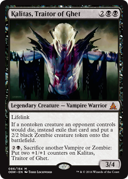 Kalitas, Traitor of Ghet (Oath of the Gatewatch) Near Mint