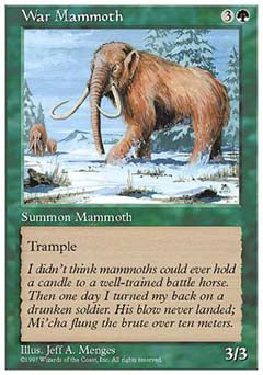 War Mammoth (5th Edition) Heavy Play