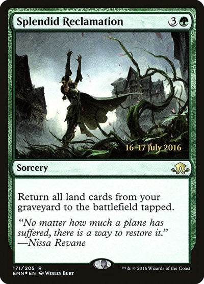 Splendid Reclamation (Promos: Prerelease Cards) Light Play Foil