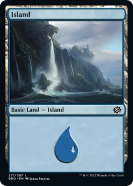 Island (271) (The Brothers' War) Near Mint