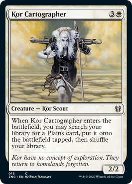 Kor Cartographer (Commander 2020 Zendikar Rising) Near Mint