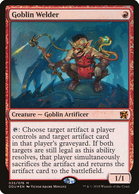 Goblin Welder (Duel Decks: Elves vs Inventors) Near Mint Foil