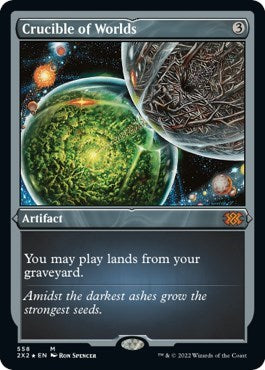 Crucible of Worlds (Foil Etched) (Double Masters 2022) Near Mint Foil