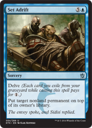 Set Adrift (Khans of Tarkir) Medium Play