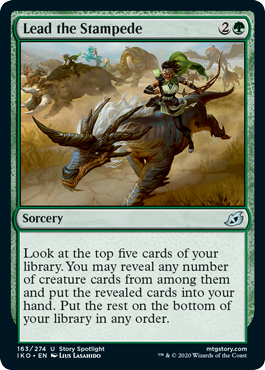 Lead the Stampede (Ikoria: Lair of Behemoths) Near Mint