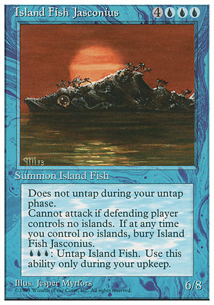 Island Fish Jasconius (4th Edition) Medium Play