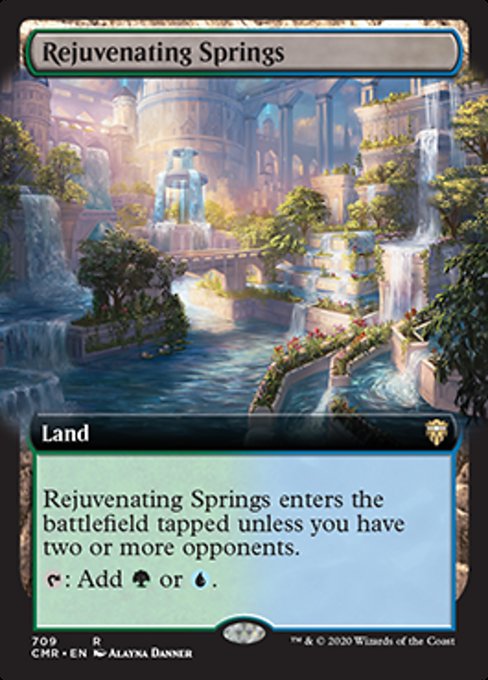 Rejuvenating Springs (Extended Art) (Commander Legends) Near Mint Foil