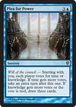 Plea for Power (Conspiracy) Medium Play Foil