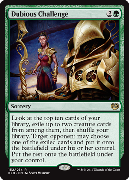 Dubious Challenge (Kaladesh) Medium Play