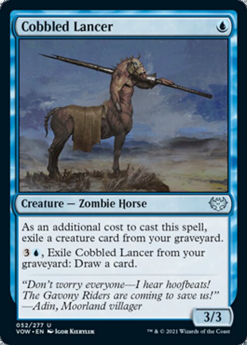 Cobbled Lancer (Innistrad: Crimson Vow) Near Mint Foil