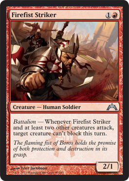 Firefist Striker (Gatecrash) Light Play Foil