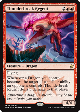 Thunderbreak Regent (Dragons of Tarkir) Medium Play