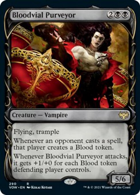 Bloodvial Purveyor (Showcase) (Innistrad: Crimson Vow) Light Play Foil