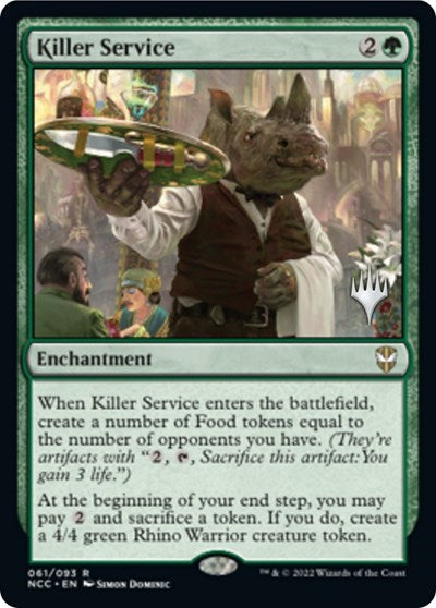 Killer Service (Promo Pack: Streets of New Capenna) Near Mint Foil