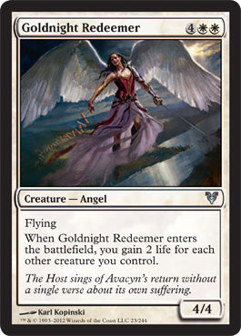 Goldnight Redeemer (Avacyn Restored) Heavy Play