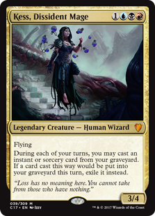 Kess, Dissident Mage (Commander 2017) Near Mint Foil