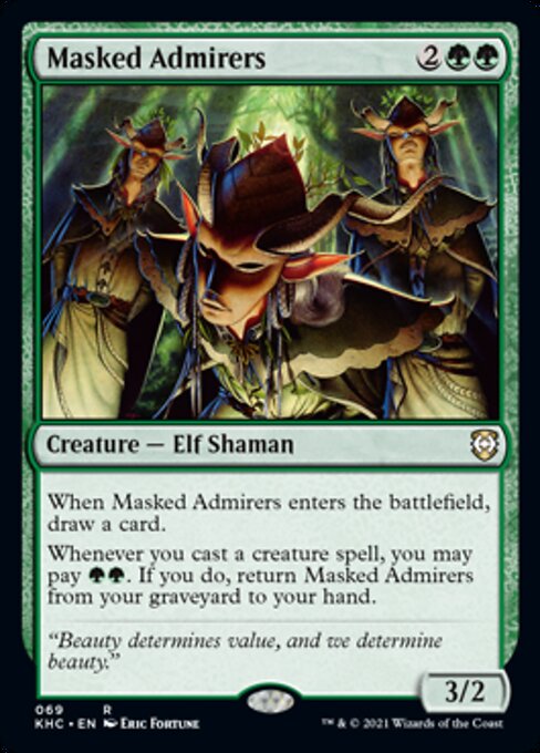 Masked Admirers (Commander 2021 Kaldheim) Near Mint