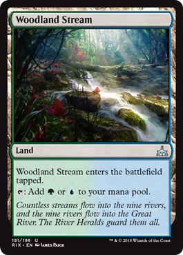 Woodland Stream (Rivals of Ixalan) Medium Play