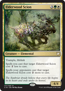 Elderwood Scion (Commander 2018) Light Play