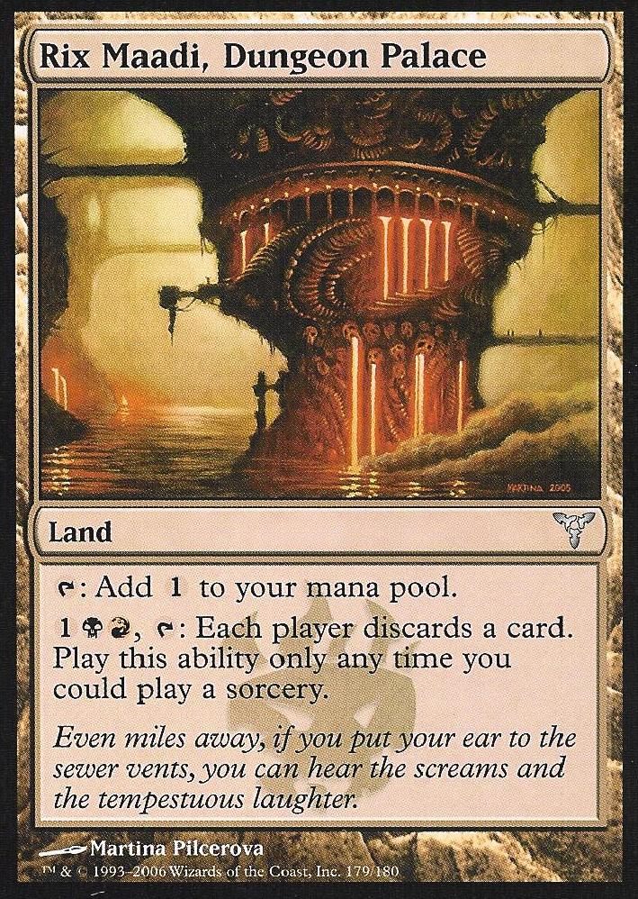 Rix Maadi, Dungeon Palace (Dissension) Medium Play Foil