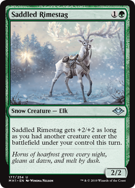 Saddled Rimestag (Modern Horizons) Medium Play