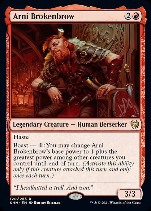 Arni Brokenbrow (Kaldheim) Near Mint Foil