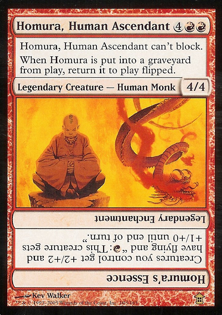 Homura, Human Ascendant (Saviors of Kamigawa) Near Mint
