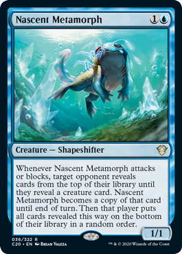 Nascent Metamorph (Commander 2020 Ikoria) Near Mint