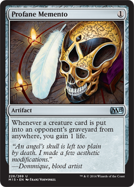 Profane Memento (Magic 2015 Core Set) Medium Play
