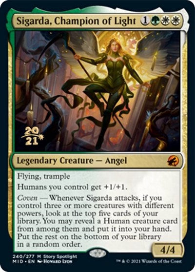 Sigarda, Champion of Light (Promos: Prerelease Cards) Near Mint Foil