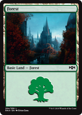 Forest (Ravnica Allegiance) Near Mint Foil