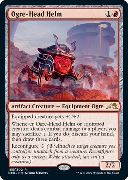 Ogre-Head Helm (Kamigawa: Neon Dynasty) Near Mint