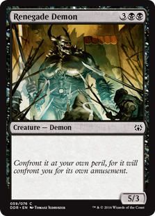 Renegade Demon (Duel Decks: Nissa vs Ob Nixilis) Near Mint